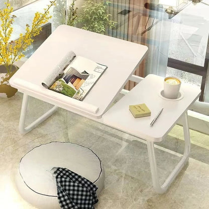 Foldable Adjustable Height Ergonomic Computer Desk Laptop Table