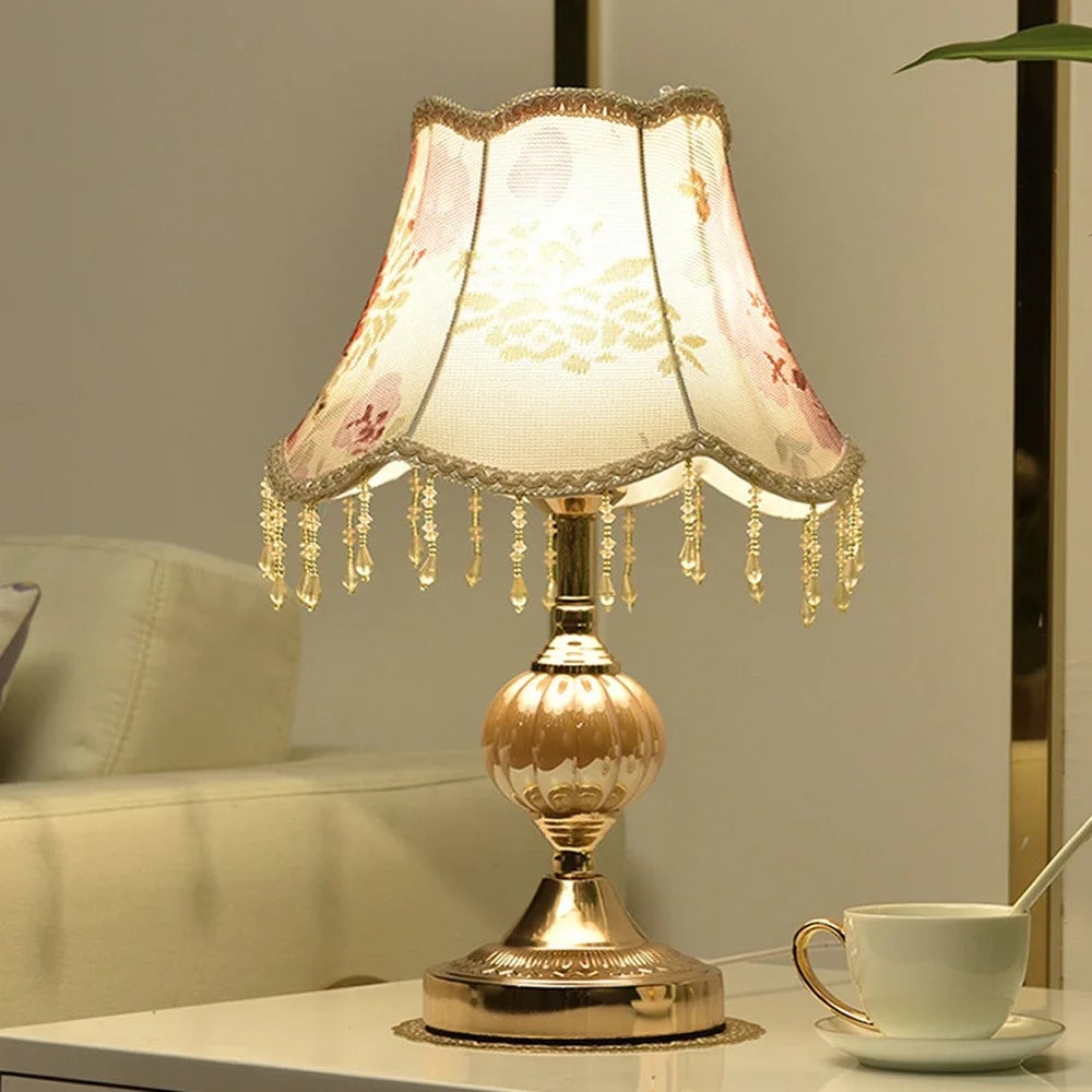 Touch Control European Style Bedside Table Lamp Modern Retro Design