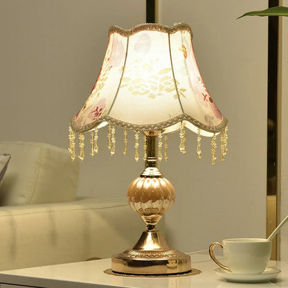 Touch Control European Style Bedside Table Lamp Modern Retro Design