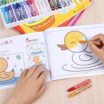 Step-by-Step Painting Coloring Book Progressive Easy to Hard Levels
