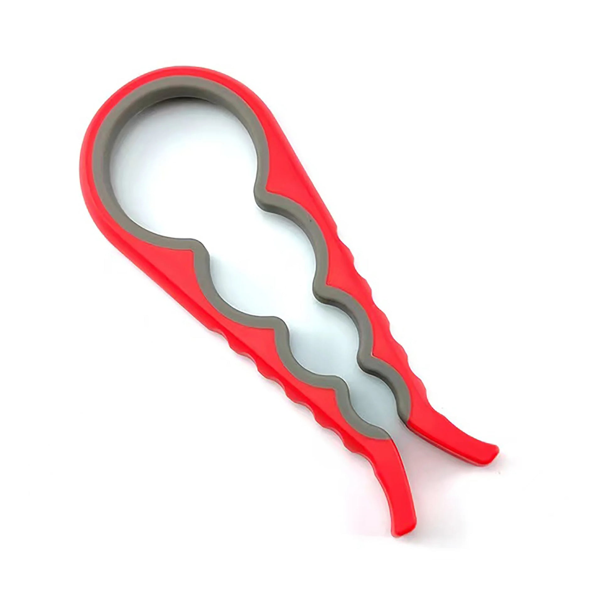 4-in-1 Kitchen Tool: Jar Gripper Lid Opener Can Opener Bottle Opener