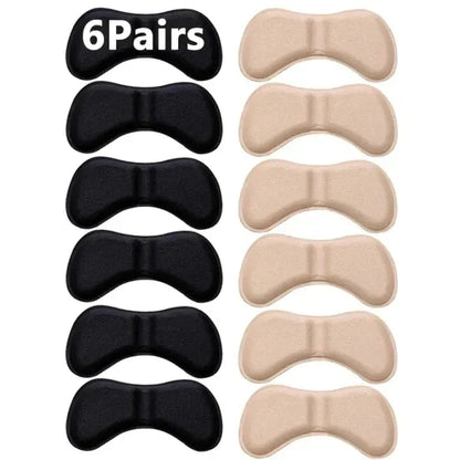 6 Pairs Heel Cushion Insoles - Pain Relief Anti-Wear Foot Pads