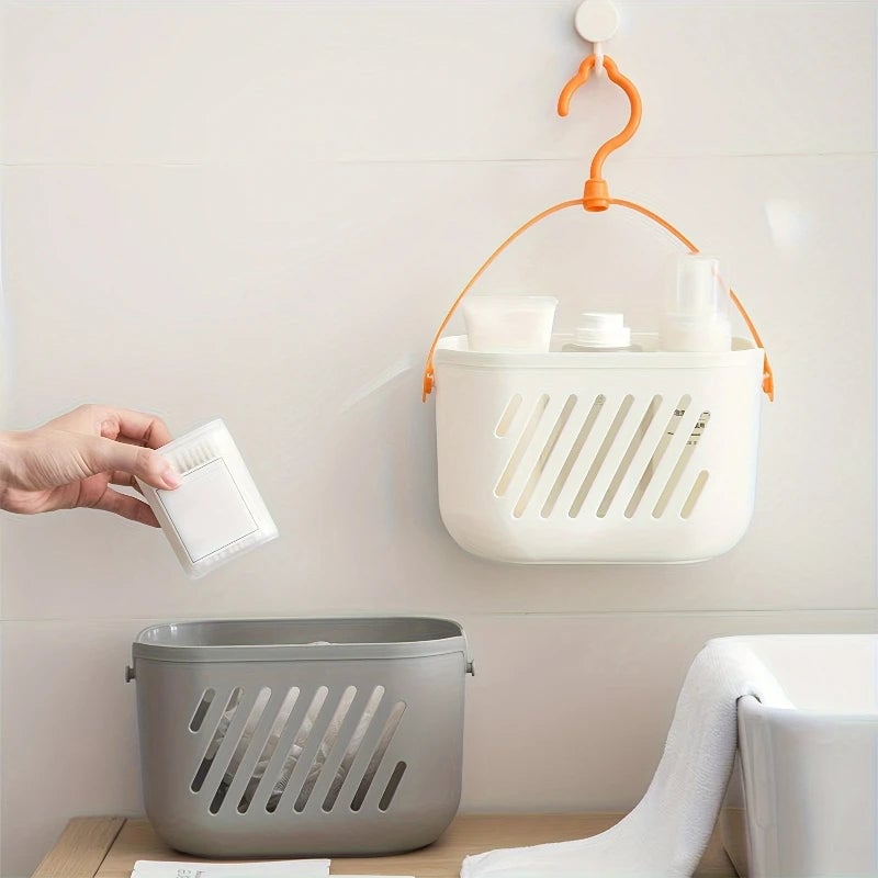 Multi-Purpose Hanging Storage Basket - Open Plastic Organizer