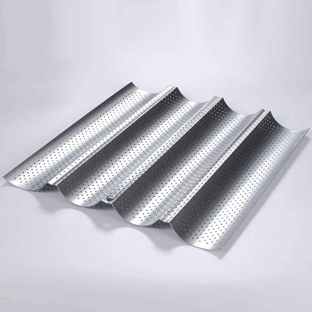 Baguette Bread Baking Pan - Non-Stick French Loaf Mould Tray