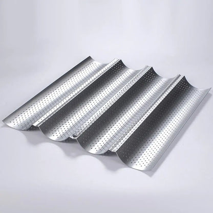 Baguette Bread Baking Pan - Non-Stick French Loaf Mould Tray
