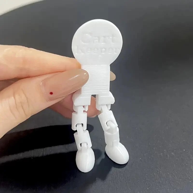 Shopping Cart Keychain Token - Durable Plastic Trolley Unlock Tool