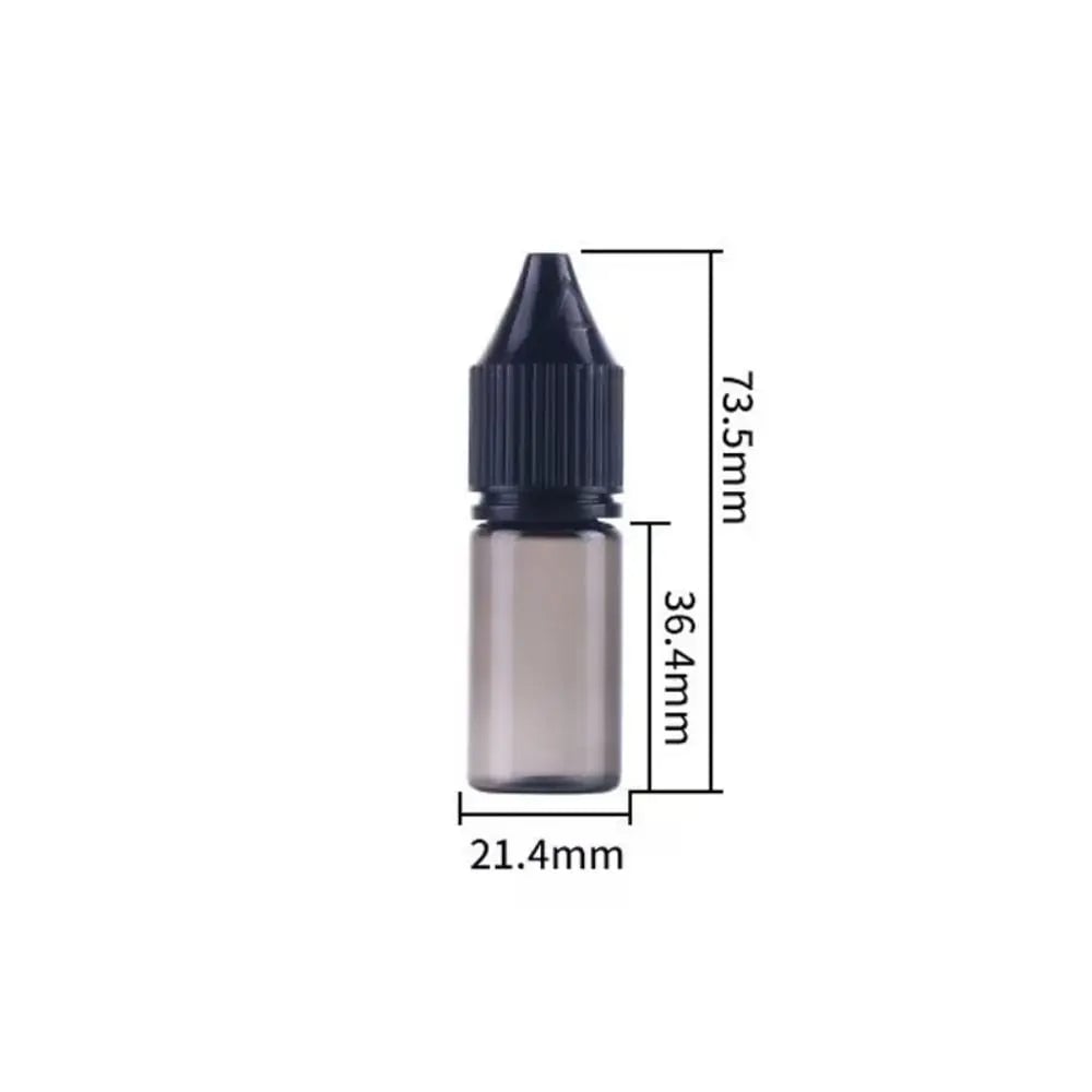 Portable Oil Filling Bottles 10-100ml PET Pointed Squeezable Dropper