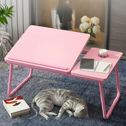 Foldable Adjustable Height Ergonomic Computer Desk Laptop Table