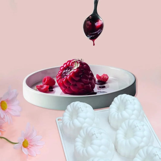Silicone Mousse Cake Mold - Multi-Fruit Design Baking Tool