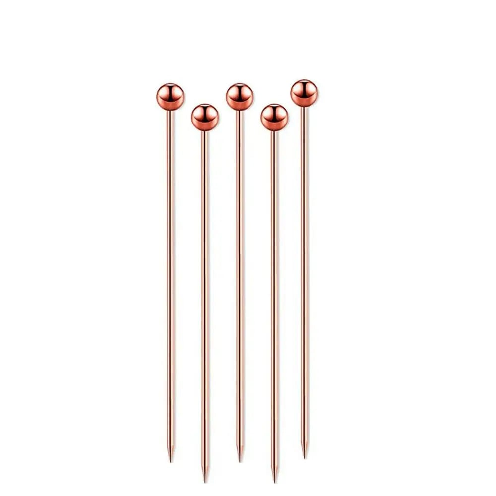 Stainless Steel Cocktail Picks - Reusable Fruit Forks Bar Tools