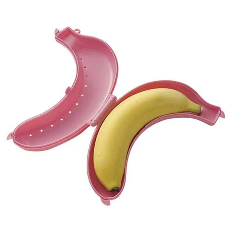 Banana Storage Box Outdoor Travel Case Protector Container Holder