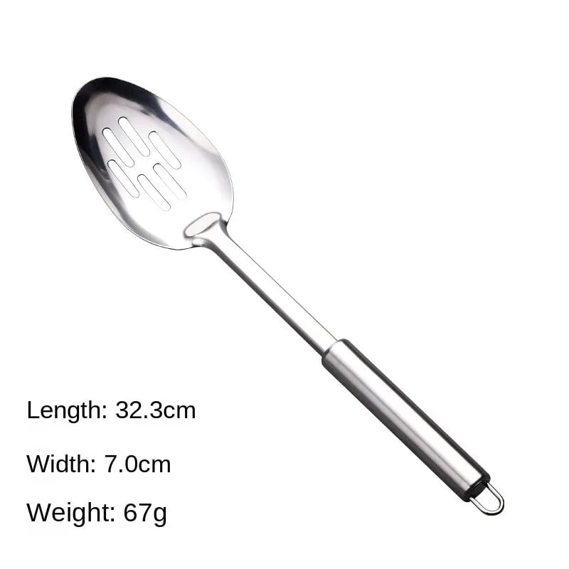 Stainless Steel Wok Spatula Set Long Handle Kitchen Utensils