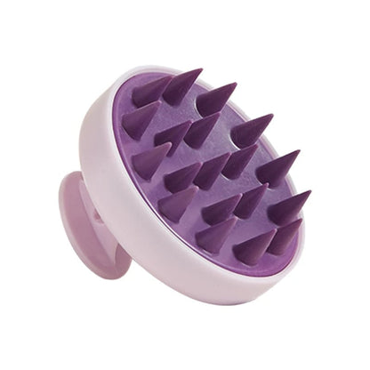 Silicone Scalp Massage Brush - Shampoo Hair Massager with Handle
