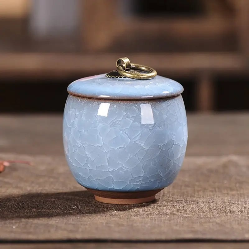 Portable Airtight Kitchen Storage Jar - Tea Coffee Sugar Container