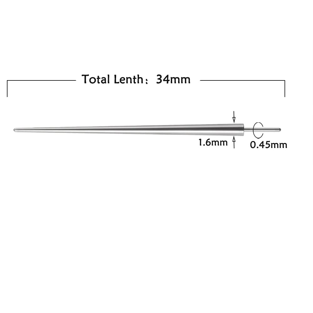 Surgical Steel Insertion Taper 14G 16G 18G Thread Threadless Tool