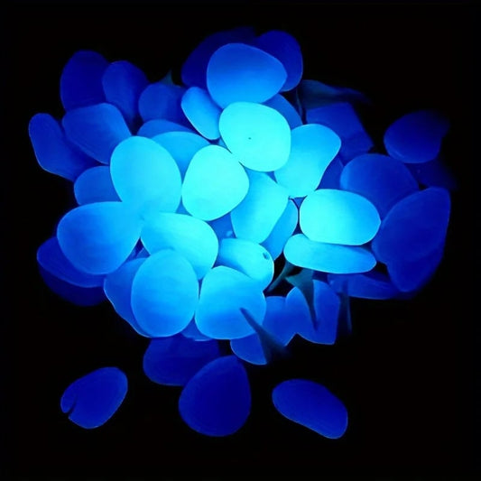 Luminous Glow Stone Decor 100/500pc Set - Aquarium Landscape Garden