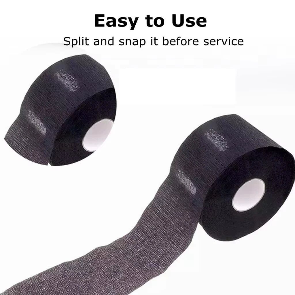 Professional Neck Paper Collar Roll Set - Barber Salon Hairdresser