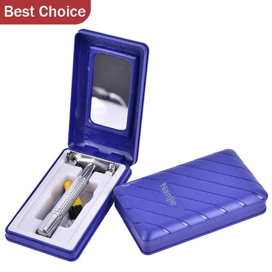 Stainless Steel Straight Razor - Folding Shaving Knife for Men