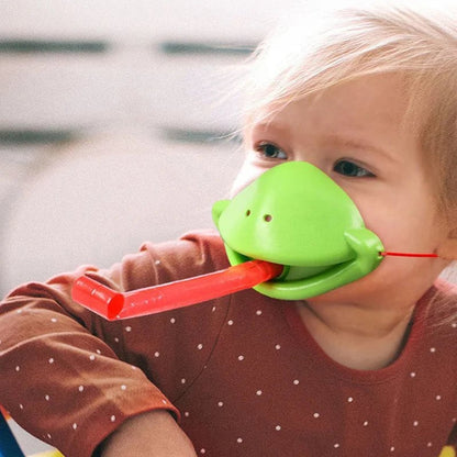Frog Lizard Interactive Tongue Wagging Card Game - Family Desktop Toy