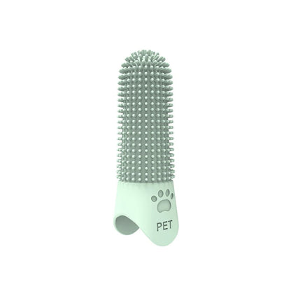 Silicone Pet Finger Toothbrush - Cat Dog Teeth Cleaning Tartar