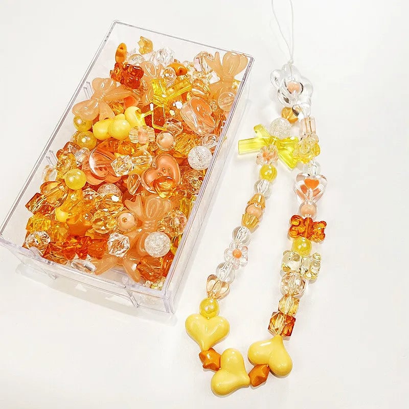 Acrylic Beads 10/30g Heart Bow Flower 8 Styles DIY Jewelry Making