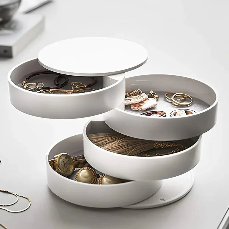 360° Rotating Desktop Organizer - Hair Accessories Jewelry Makeup