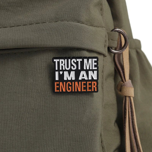 Engineer Enamel Pin - Cartoon Badge Lapel Brooch Backpack Accessory