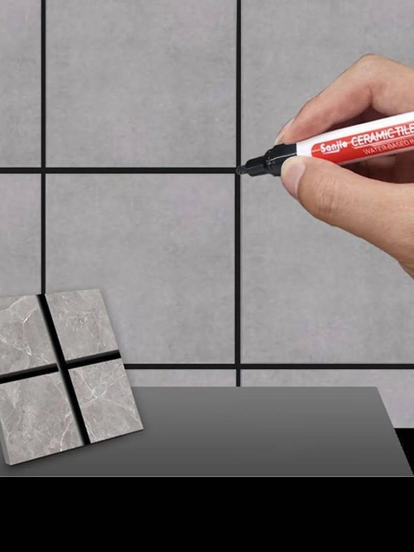 Anti-Mildew Ceramic Tile Gap Repair Pen - Bathroom Wall Floor Grout