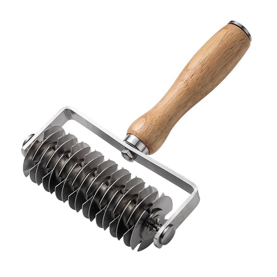Stainless Steel Roller Cutter Pizza Perforator Dough Tool
