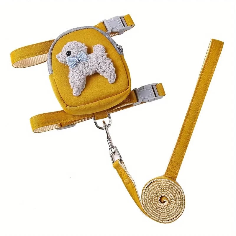 Adjustable Pet Vest Backpack Leash - Small to Medium Dogs