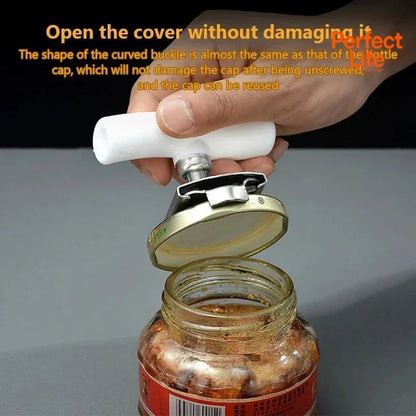 Adjustable Rotating Stainless Steel Can & Bottle Opener Tool