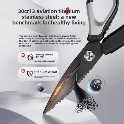 Stainless Steel Kitchen Scissors All Purpose Cooking Shears Meat Fish