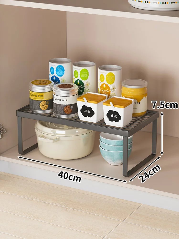 Multi-Layer Kitchen Countertop Organizer Spice Rack Storage Shelf