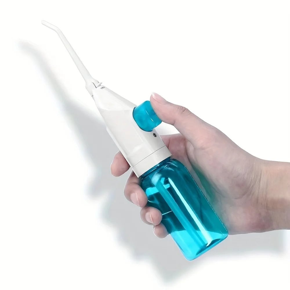 Portable High Pressure Water Dental Irrigator Manual Teeth Cleaning
