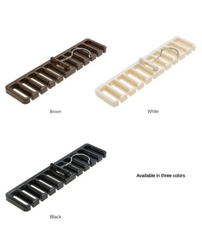 Multifunctional Hanging Belt & Tie Organizer Rack - 1-12 Pack