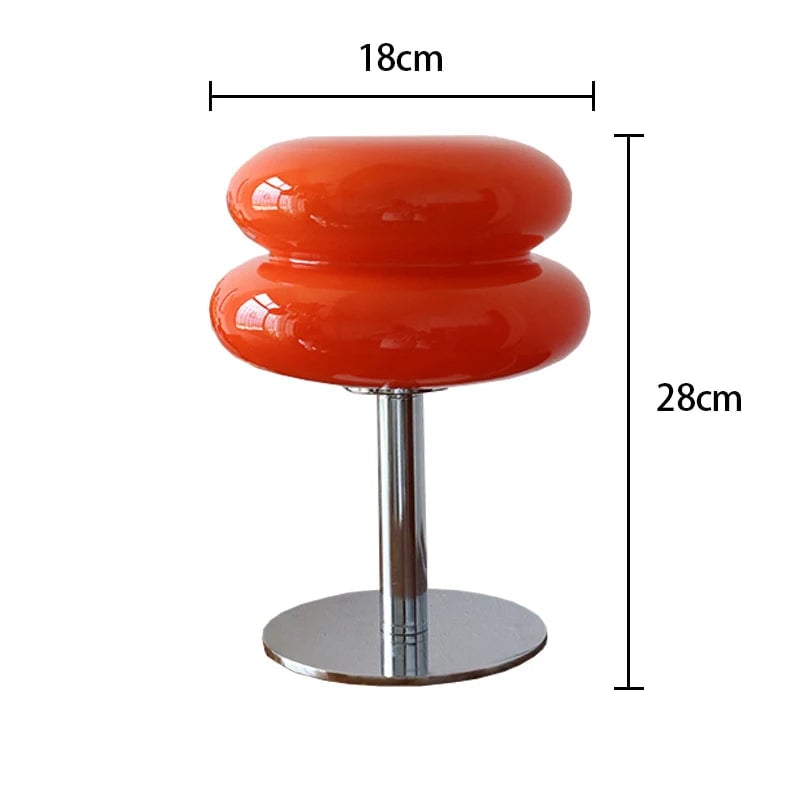 Macaron Glass Table Lamp - Trichromatic Dimming Eye Protection Light