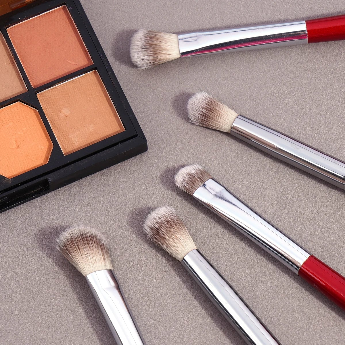 5-Piece Eye Makeup Brush Set - Soft Bristle Concealer & Eyeshadow