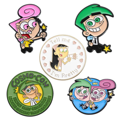 Custom Cartoon Anime Enamel Pins - Cute Character Lapel Badge Set