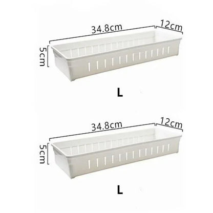 Adjustable Kitchen Drawer Organizer with Divider Cutlery Storage