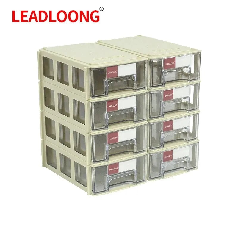 8/16pcs Mini Drawer Organizer 14x9x4cm Screw Parts Storage Bins