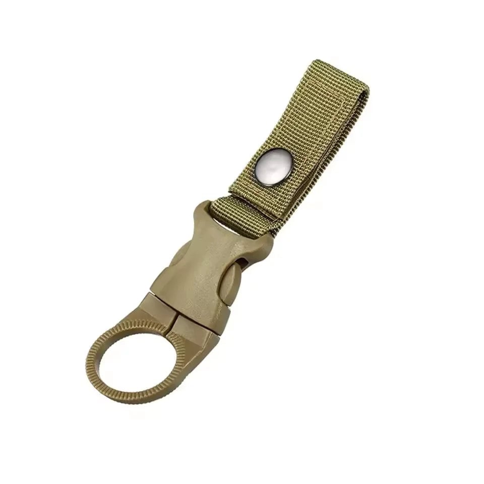 Nylon Webbing Buckle Water Bottle Holder Carabiner Belt Clip