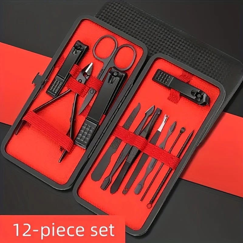 Professional Nail Clippers Kit 7-24pcs Ultra Sharp Fingernail Toenail