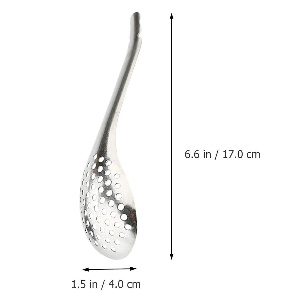 Stainless Steel Slotted Spoon Strainer - Caviar Spherification Bar