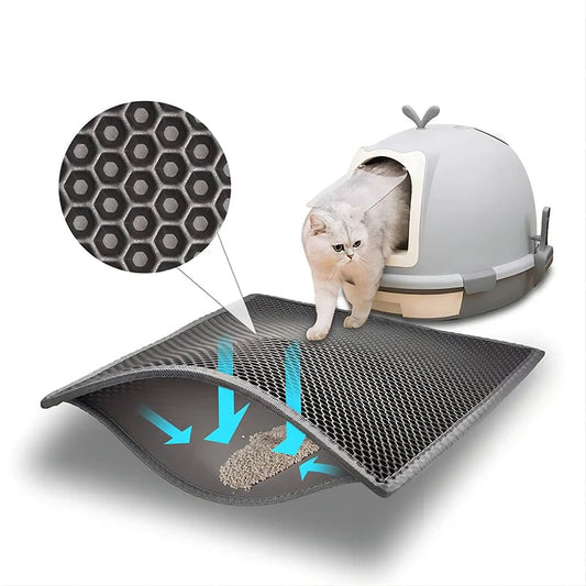 Eva Double Layer Waterproof Non-Slip Cat Litter Pad Protection Mat