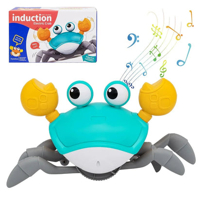 Battery Dancing Crab Interactive Crawling Toy - Escape Motion Baby Toy