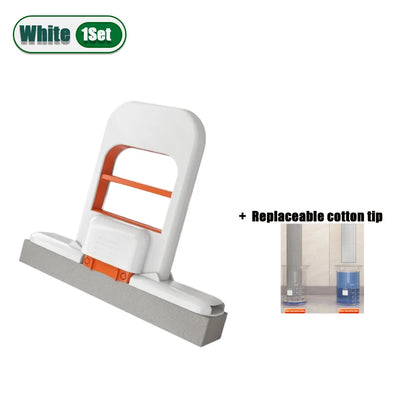 Household Mini Mop Desktop Handheld Spray Mop Wet and Dry Dual Use Free Hand Washing Small Cotton Mop Indoor Cleaning Supplies