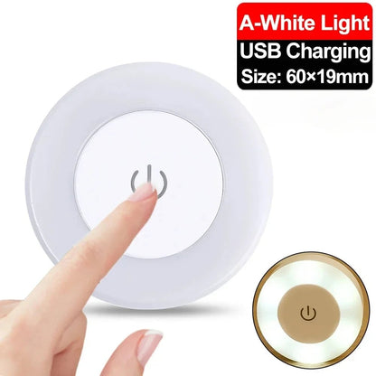 USB Rechargeable LED Night Light - Portable Home Lighting Decor