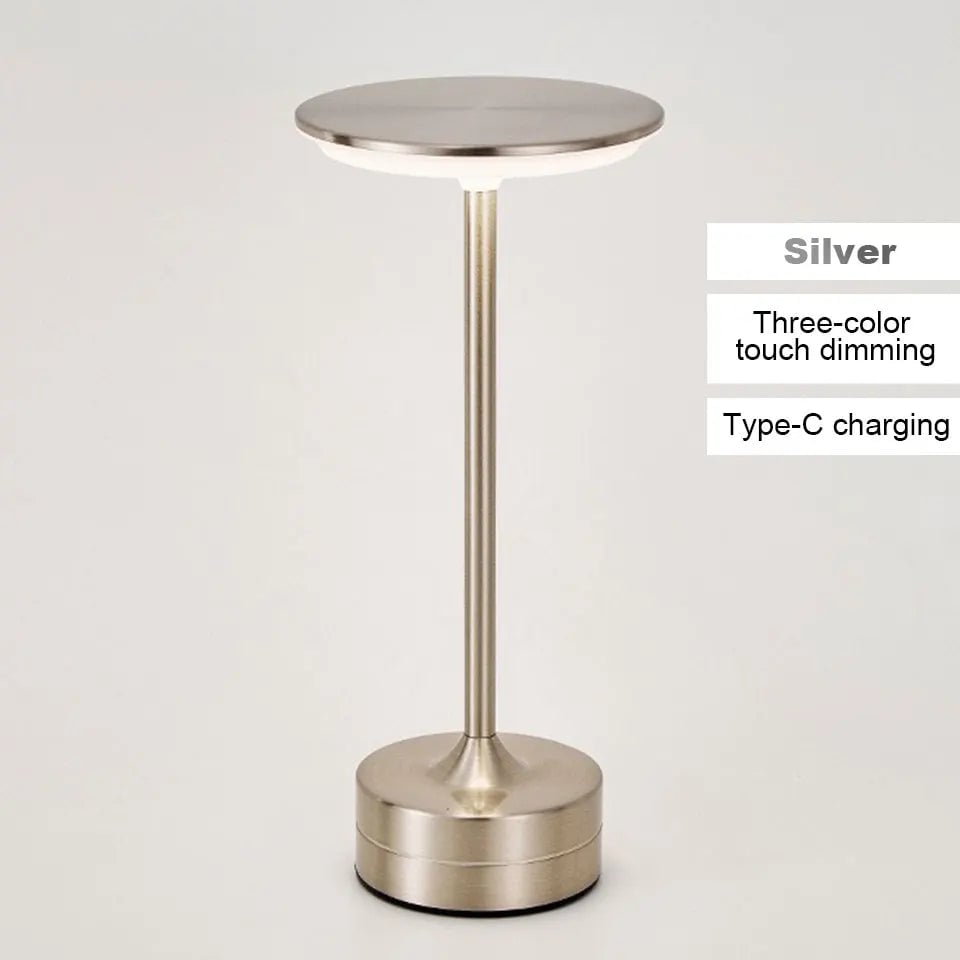 LED Touch Sensor Table Lamp USB Rechargeable Wireless Reading Light