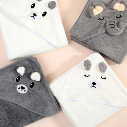 Ultra-Soft Bamboo Baby Bath Towel & Swaddle Wrap Newborn Blanket