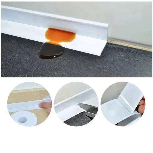 3.2m PVC Waterproof Sealing Tape - Bathroom Sink Shower Bath Toilet
